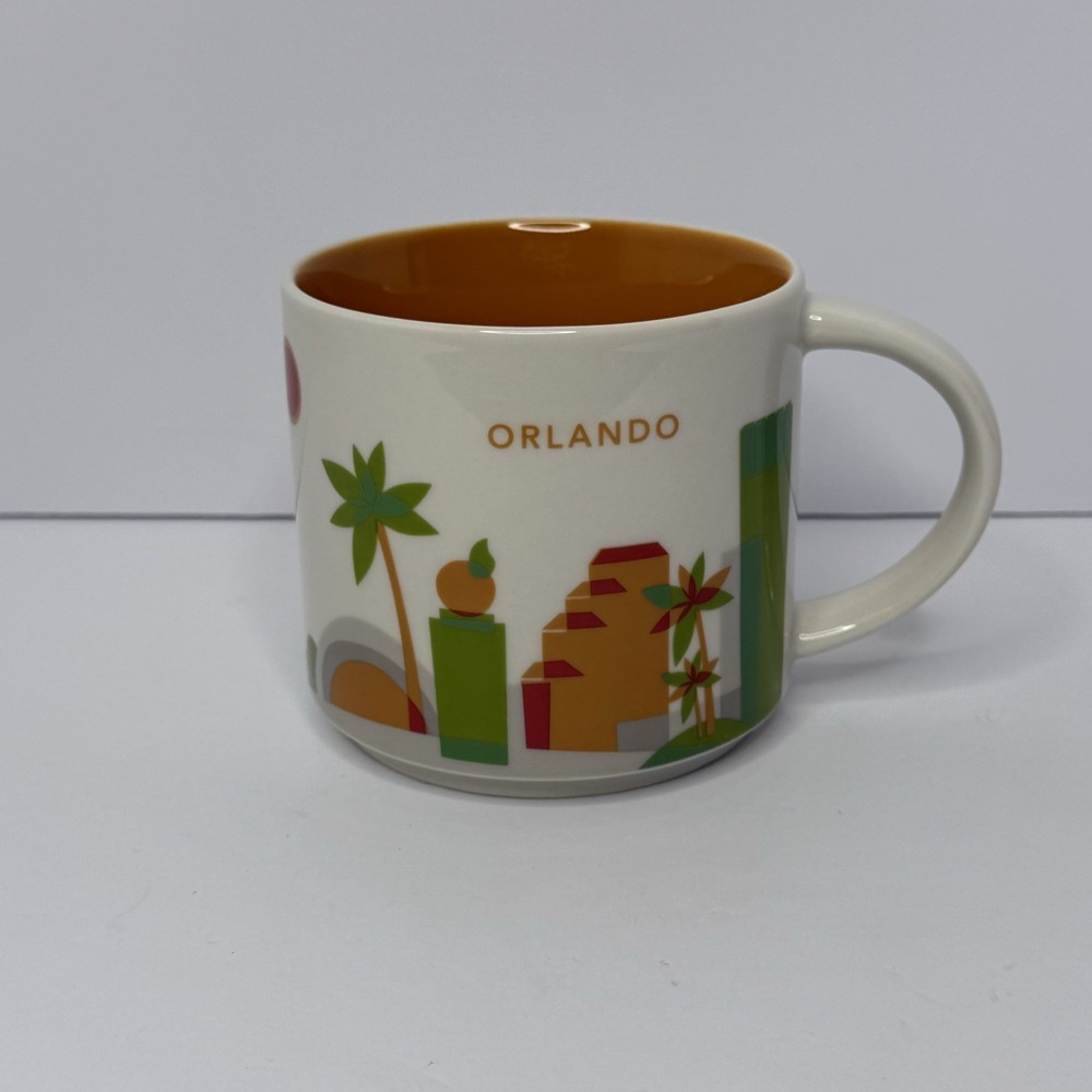 Starbucks Orlando You Are Here Collection Coffee Mug Cup 14 Oz 2015